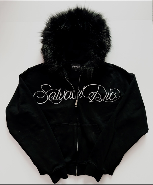 "Notturno" Fur zip up